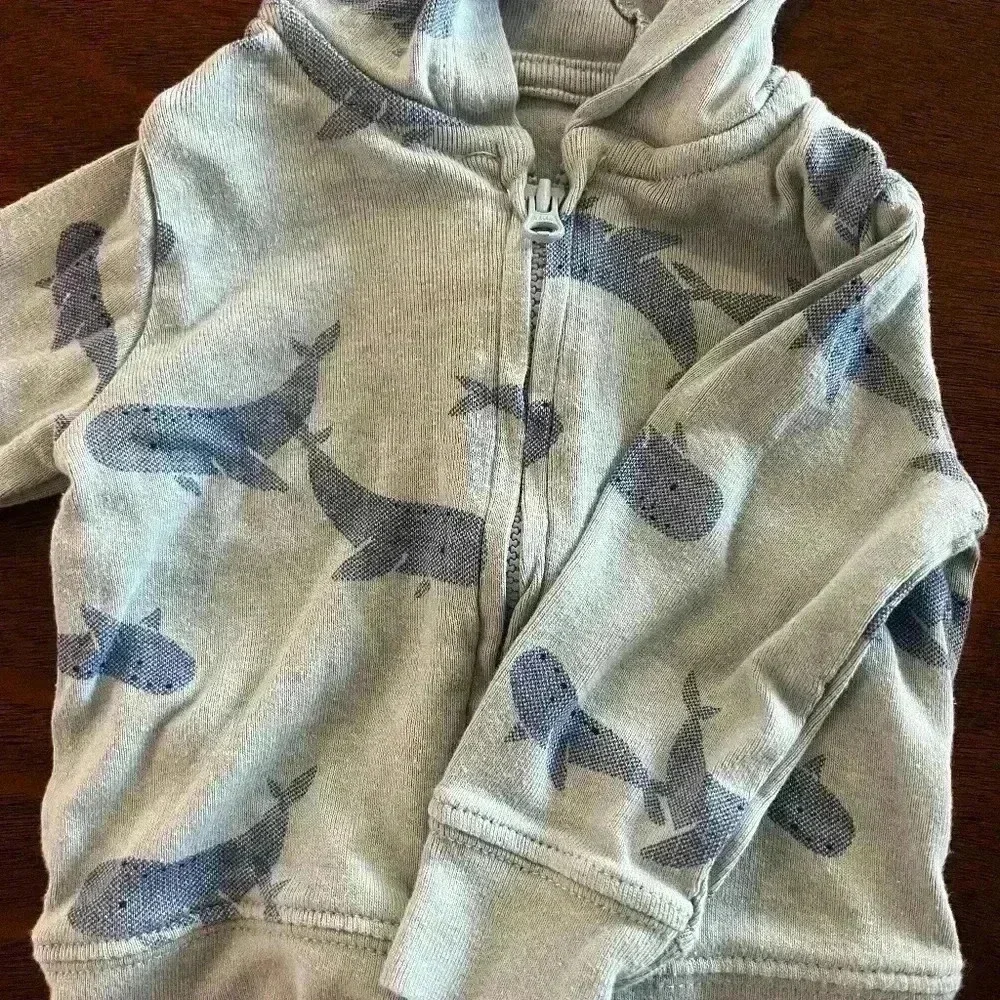 Lot Of 2. Carter's Zipup Hoodie Pullover Size 3 Months Boys